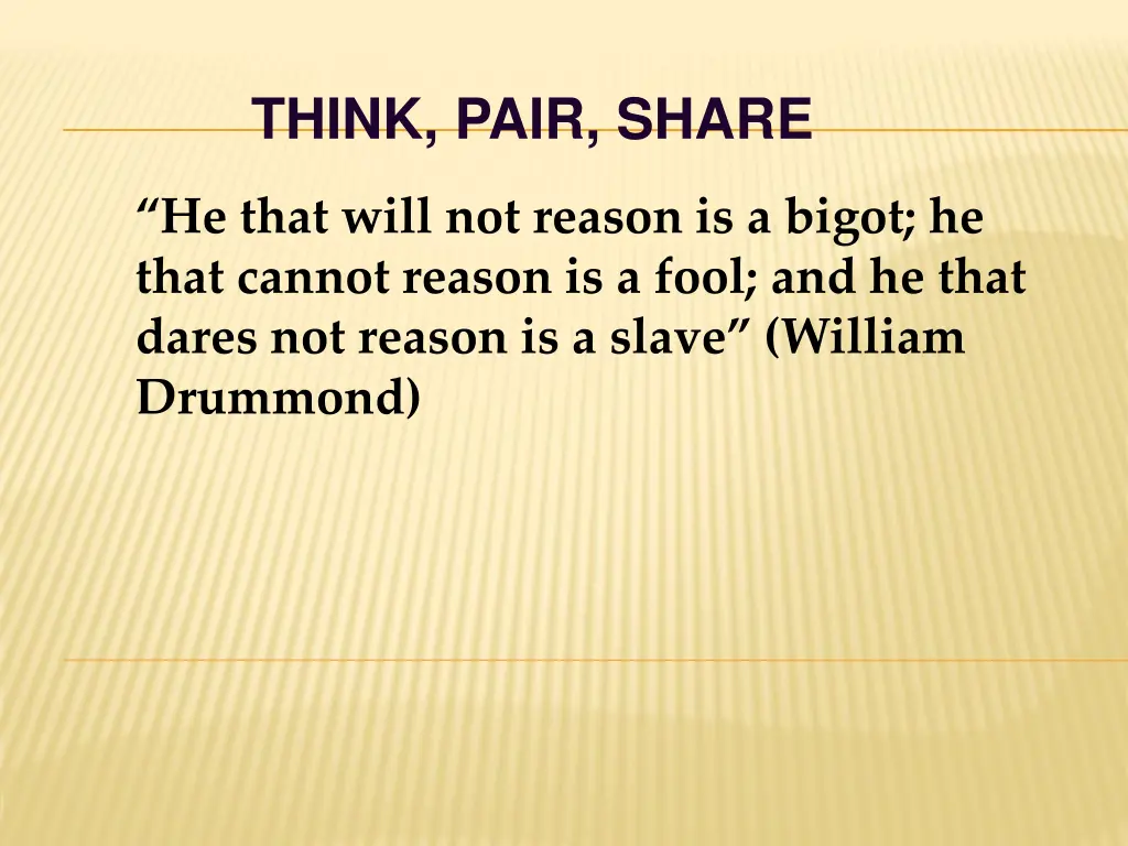 think pair share 42