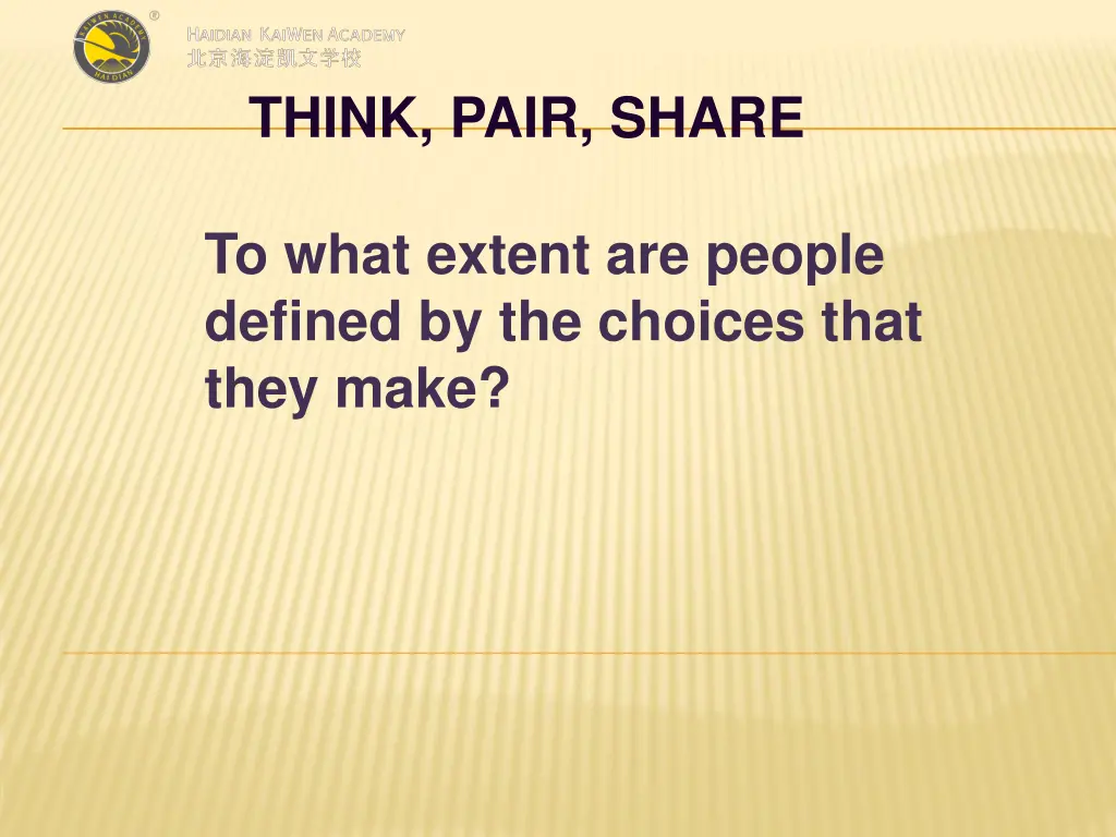 think pair share 7