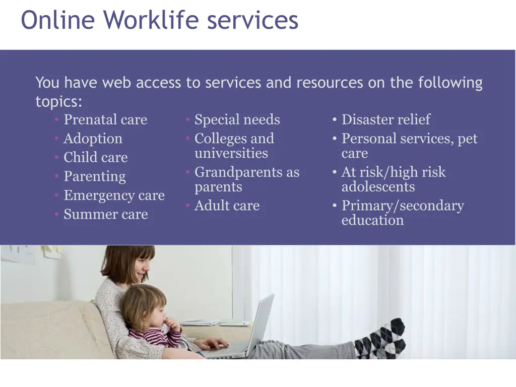 online worklife services
