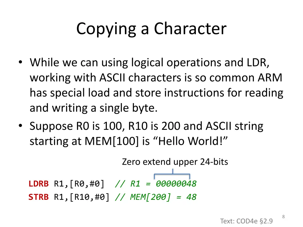 copying a character 1