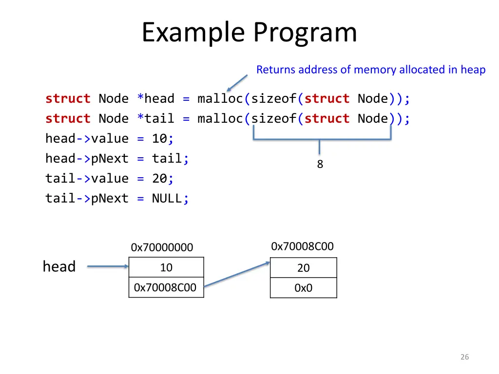 example program