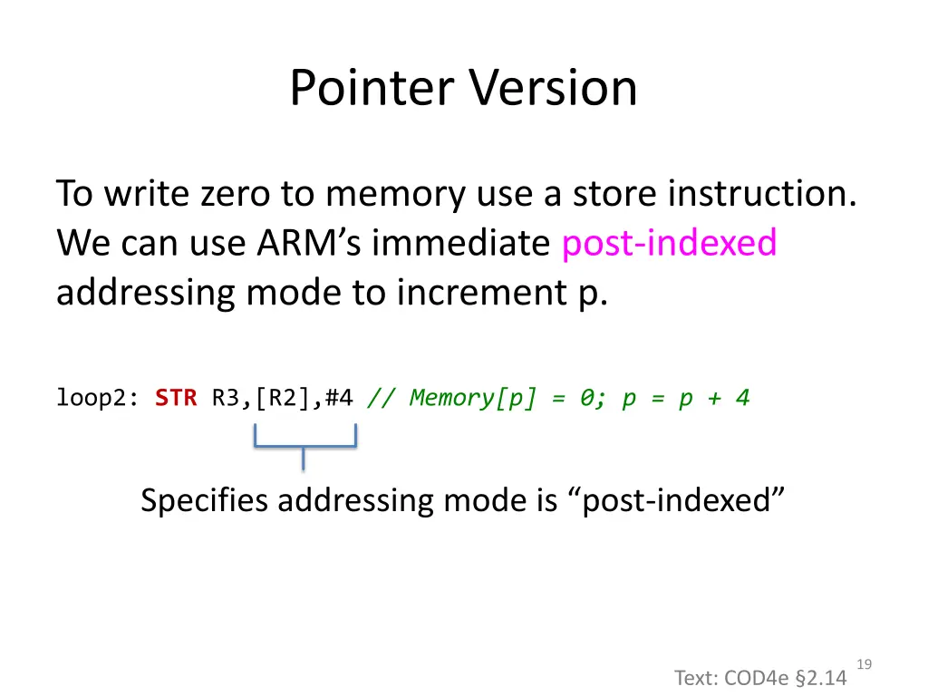 pointer version 1