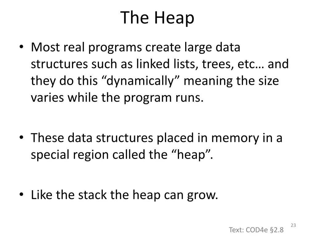 the heap
