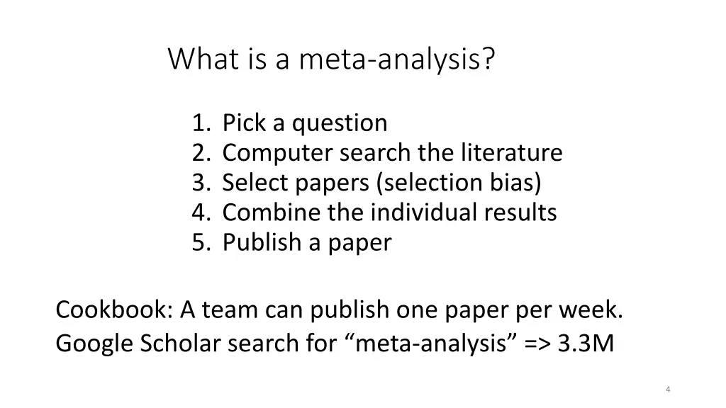 what is a meta analysis