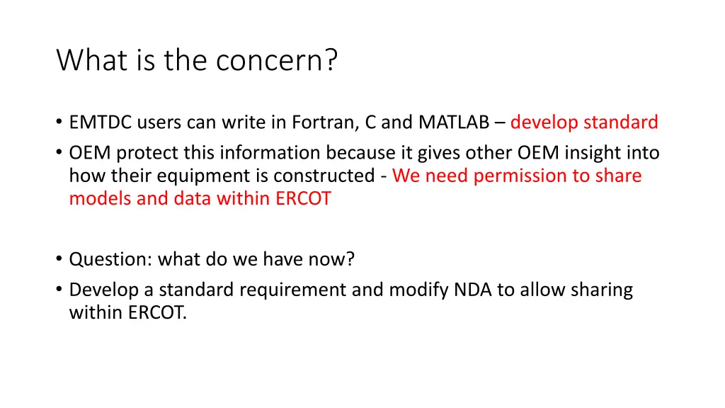 what is the concern