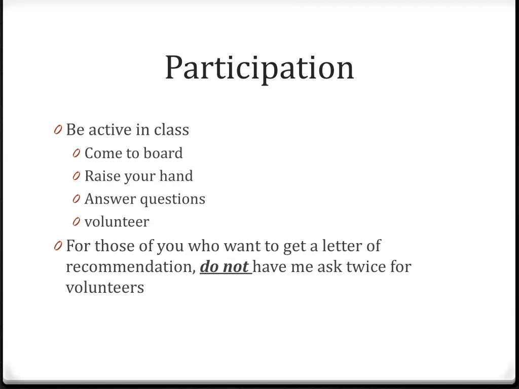 participation
