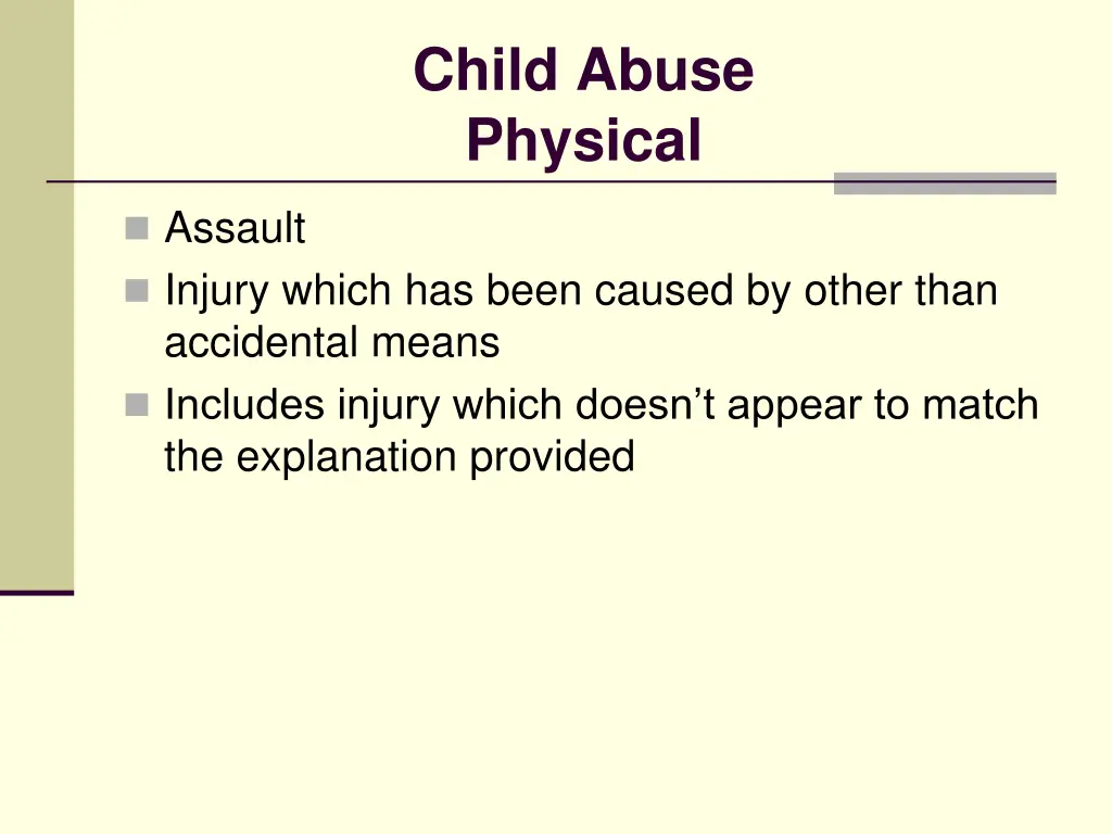 child abuse physical