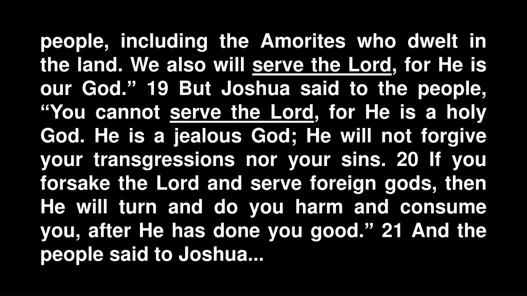 people including the amorites who dwelt