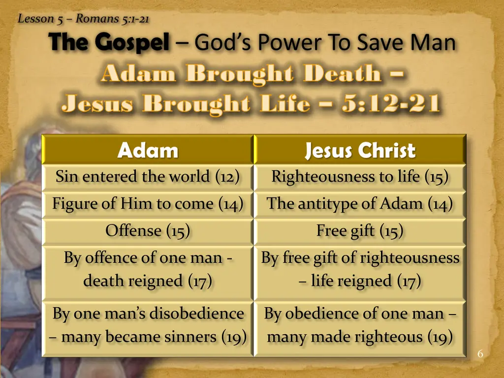 adam brought death adam brought death jesus 1