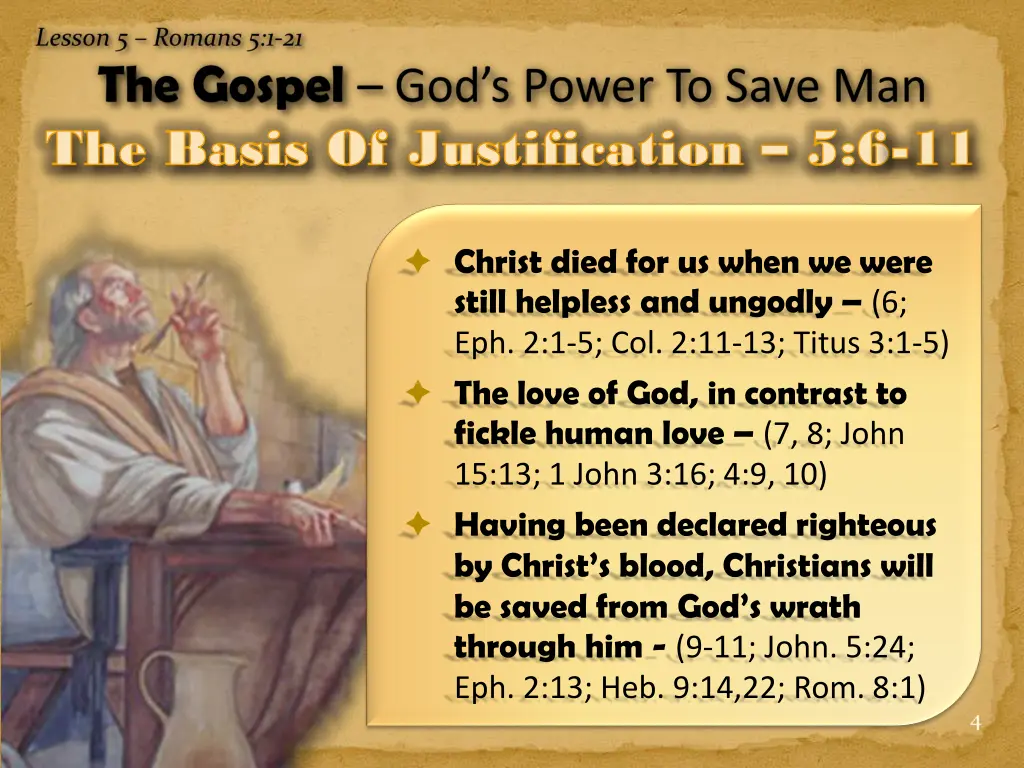 the basis of justification the basis