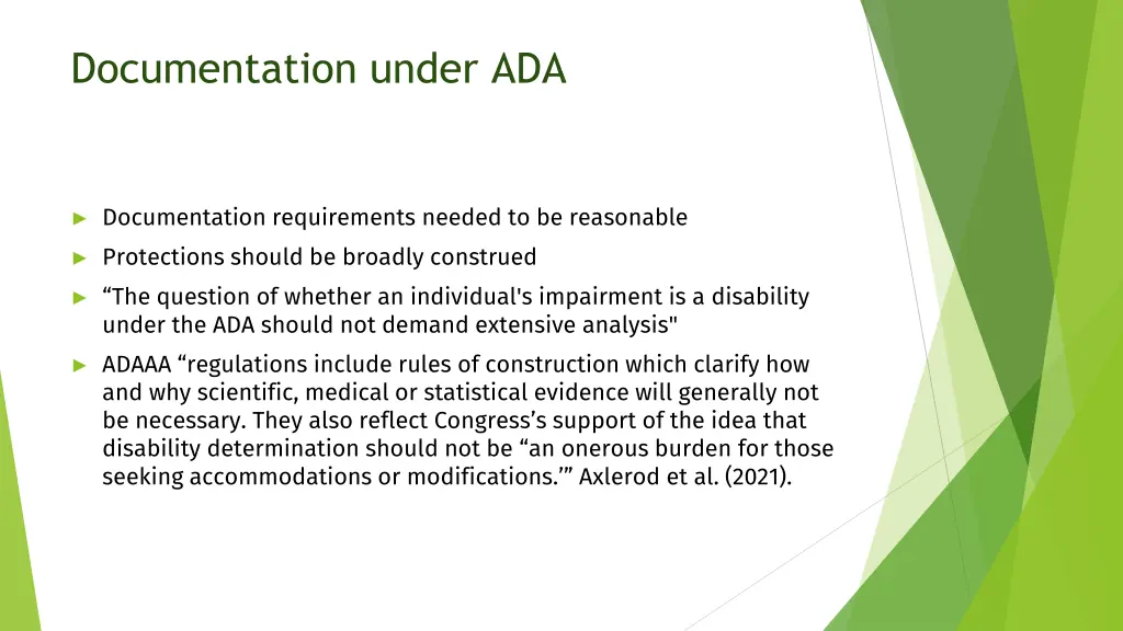documentation under ada