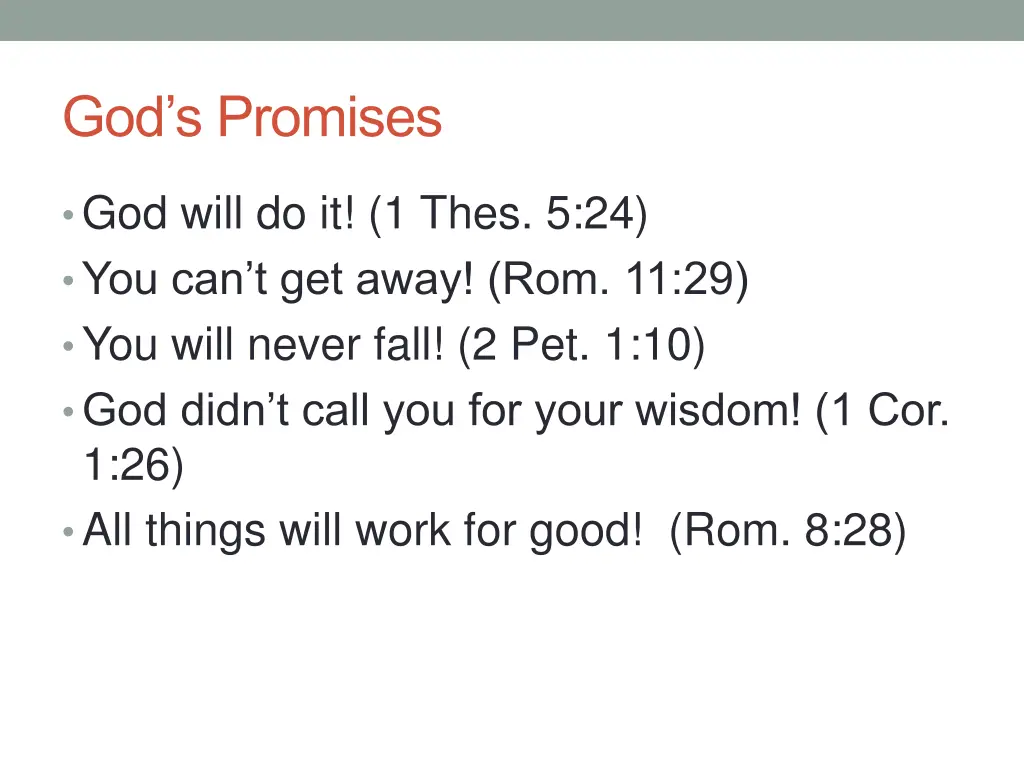god s promises