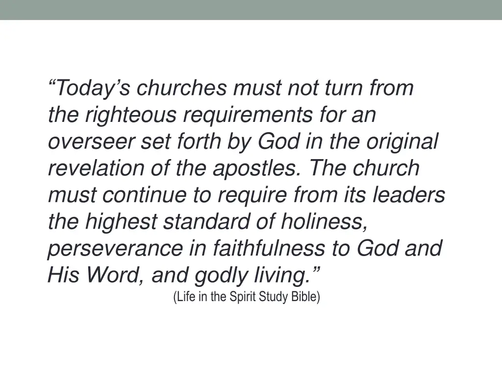 today s churches must not turn from the righteous