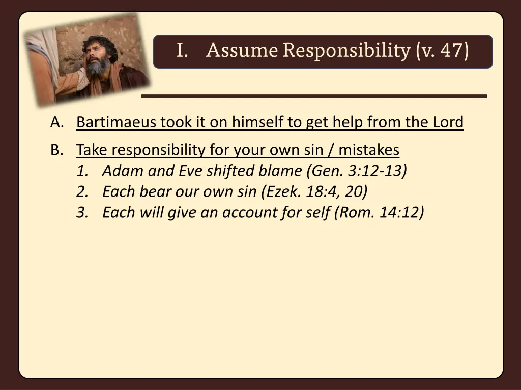i assume responsibility v 47 1