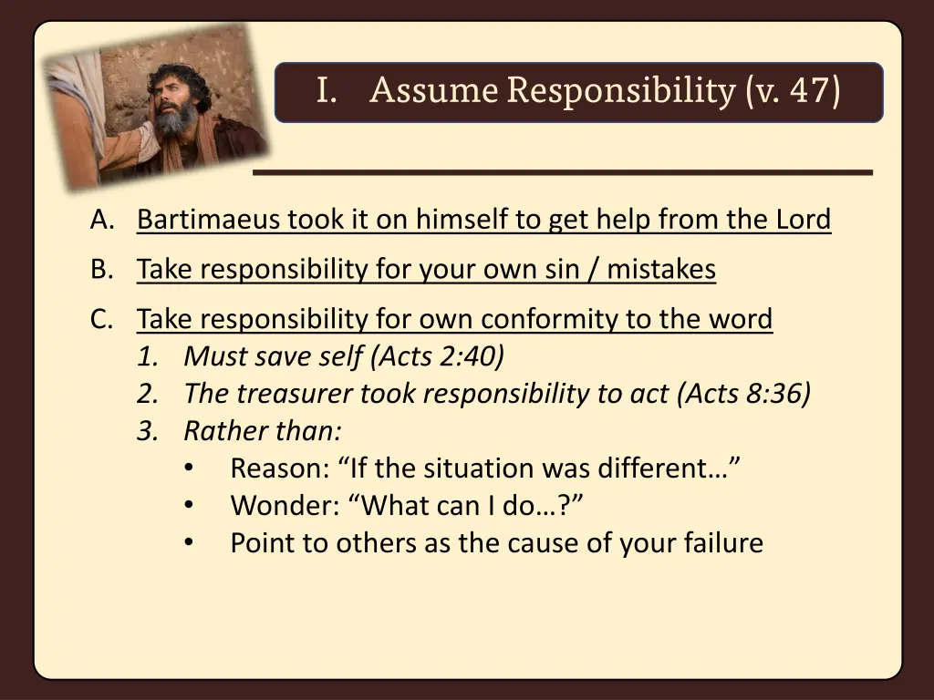 i assume responsibility v 47 2