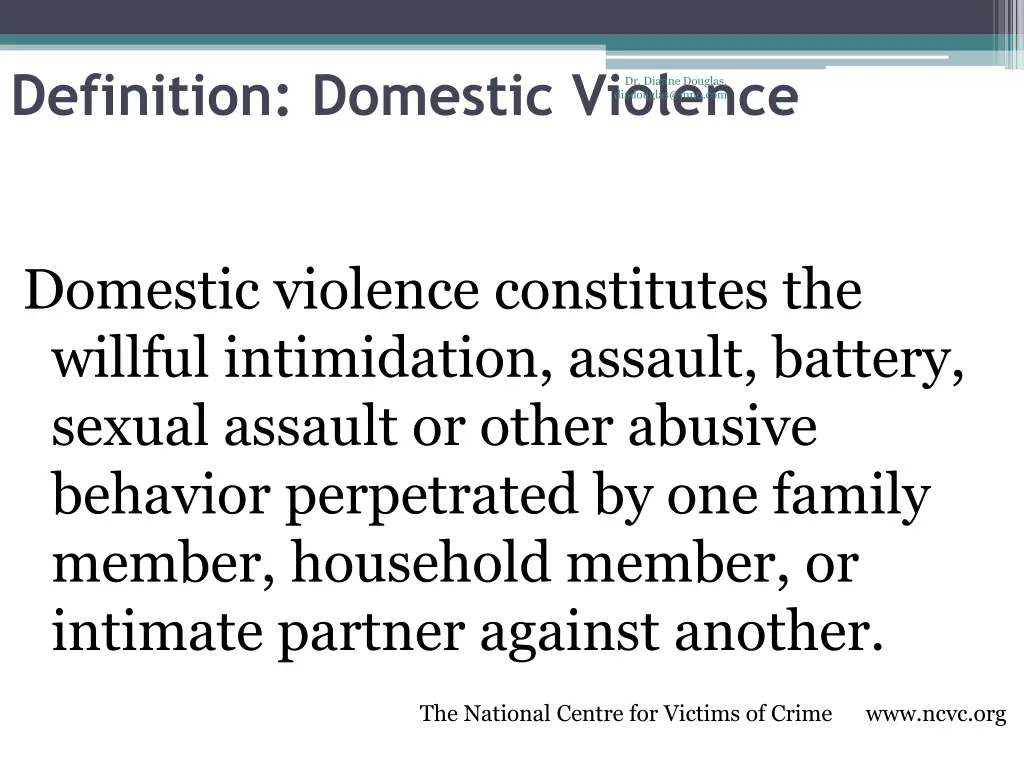 definition domestic violence