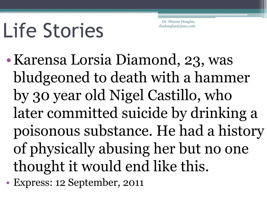 life stories