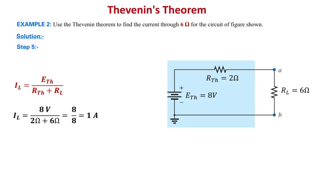 thevenin s theorem 28