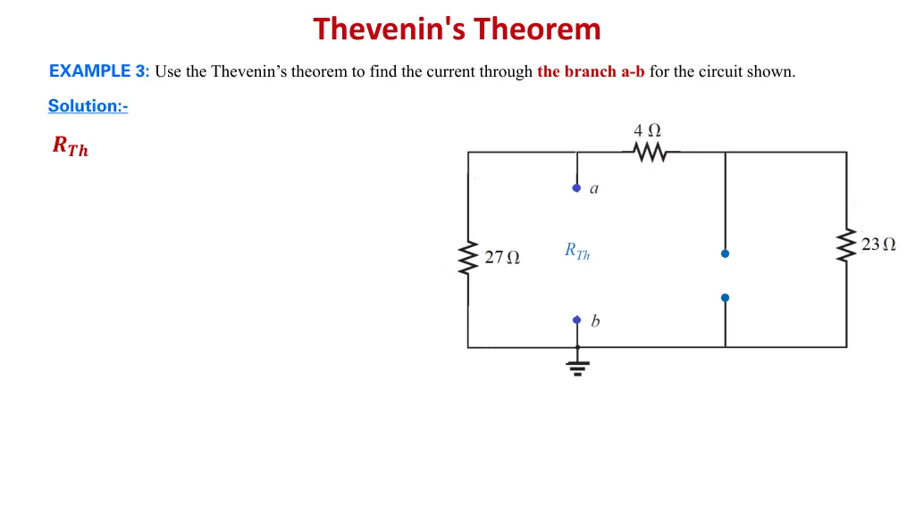 thevenin s theorem 31
