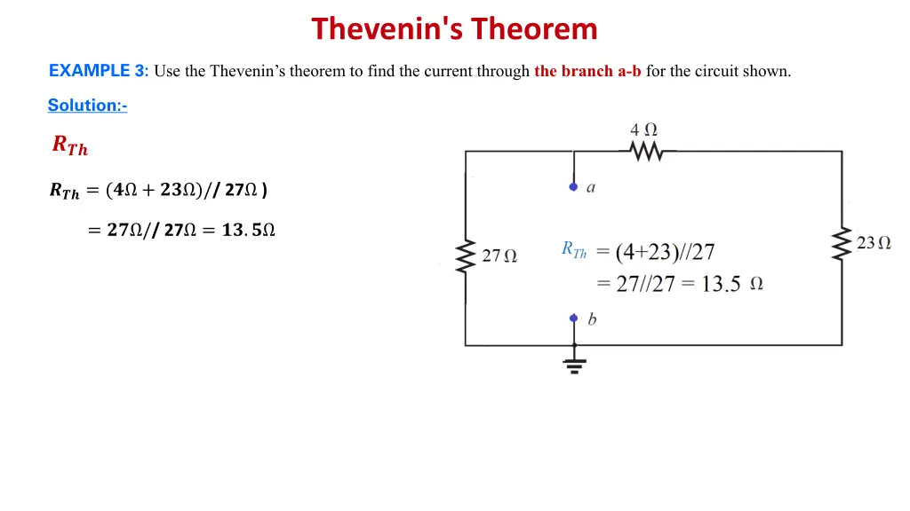 thevenin s theorem 32