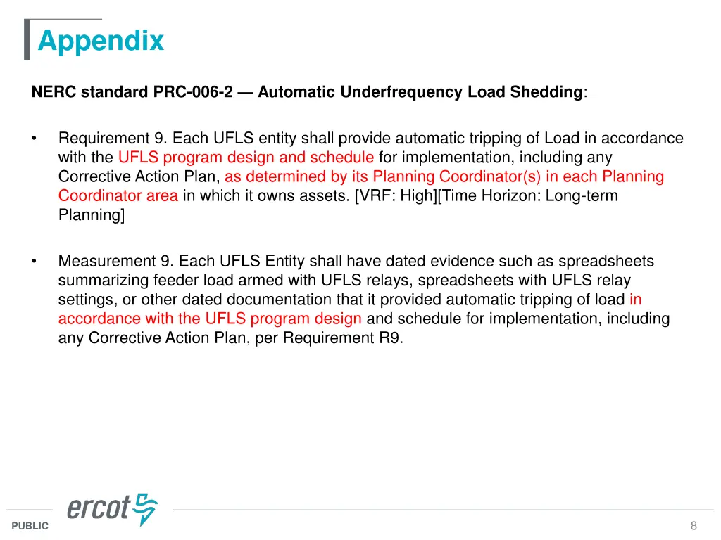 appendix