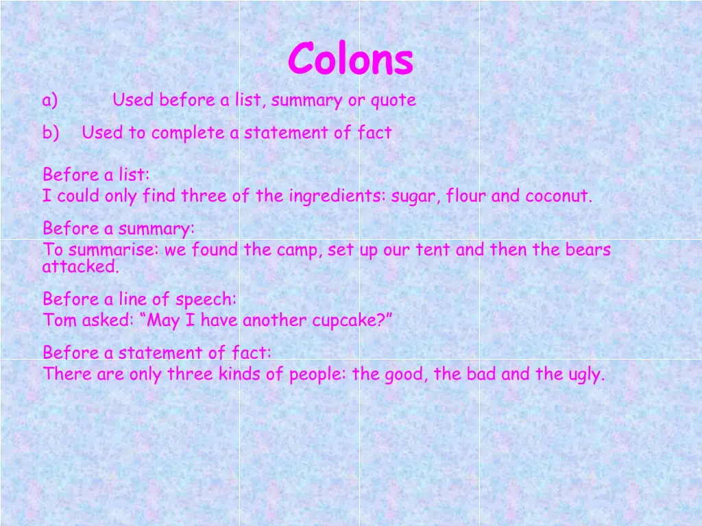 colons