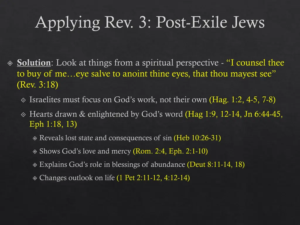 applying rev 3 post exile jews 2