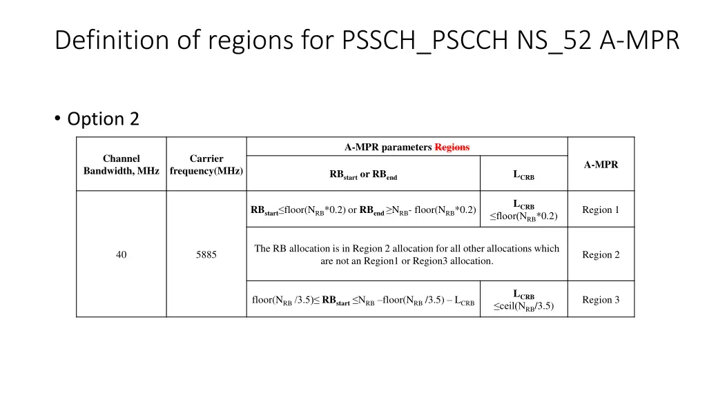 definition of regions for pssch pscch ns 52 a mpr 1