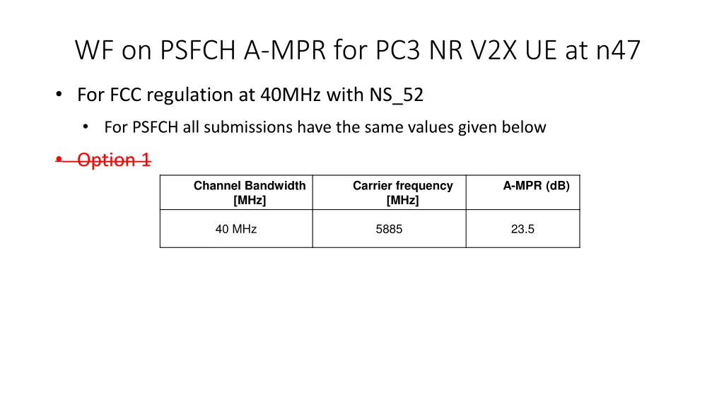 wf on psfch a mpr for pc3 nr v2x ue at n47