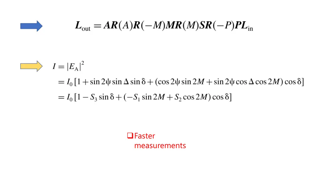 faster measurements