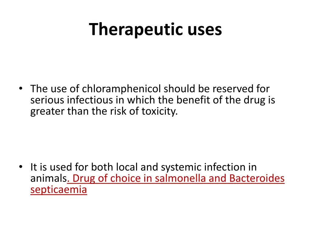 therapeutic uses