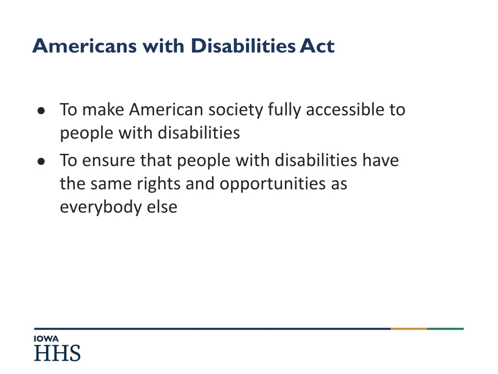 americans with disabilities act