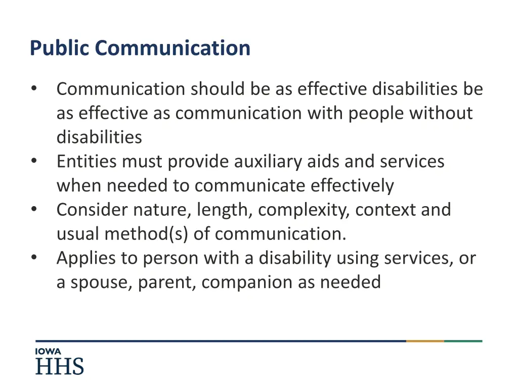 public communication
