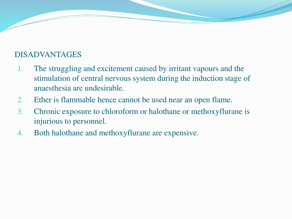 disadvantages