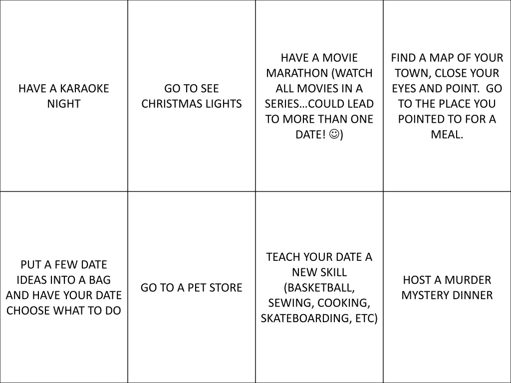 have a movie marathon watch all movies