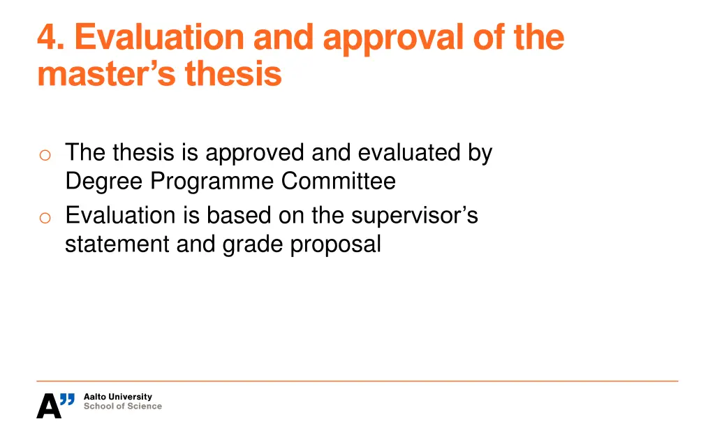 4 evaluation and approval of the master s thesis