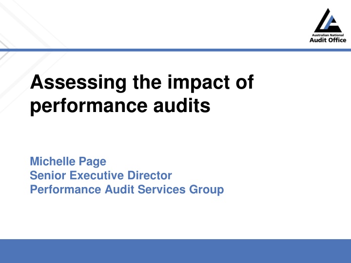 assessing the impact of performance audits