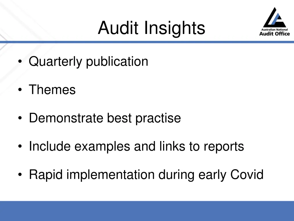 audit insights