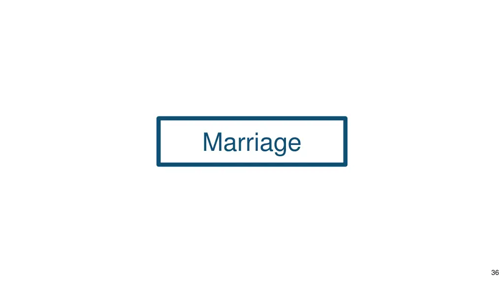 marriage
