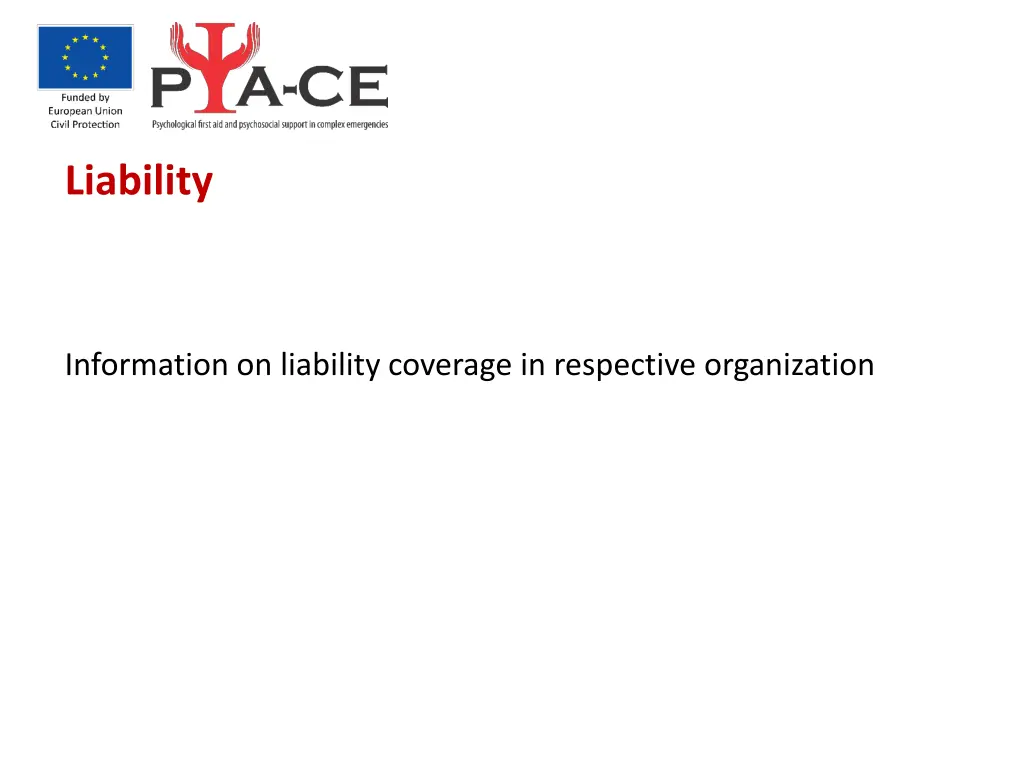 liability
