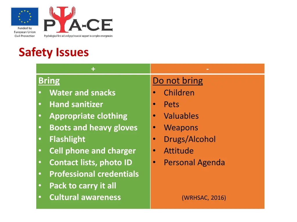 safety issues 1