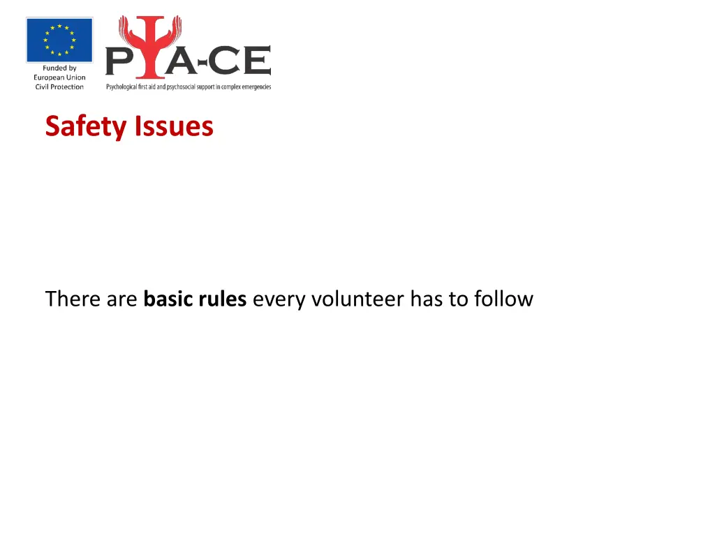 safety issues