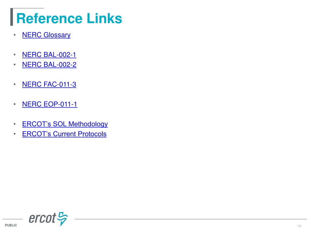 reference links