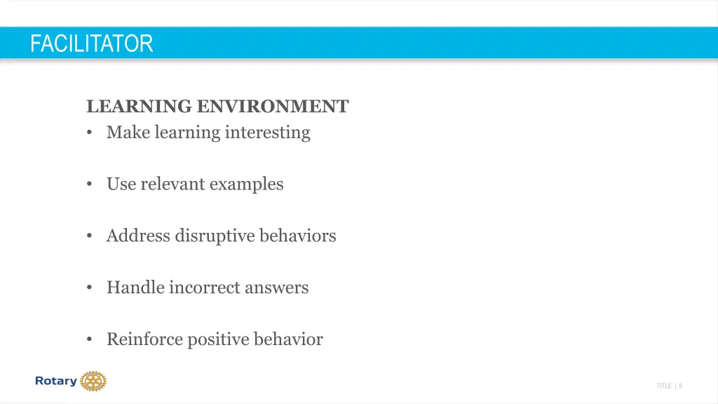 facilitator