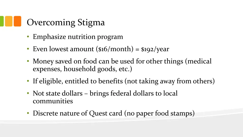 overcoming stigma