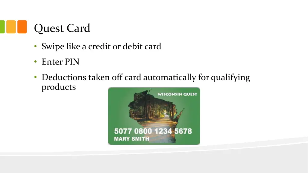quest card