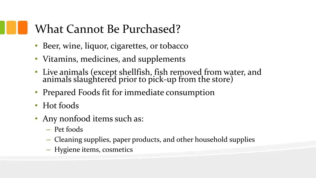 what cannot be purchased