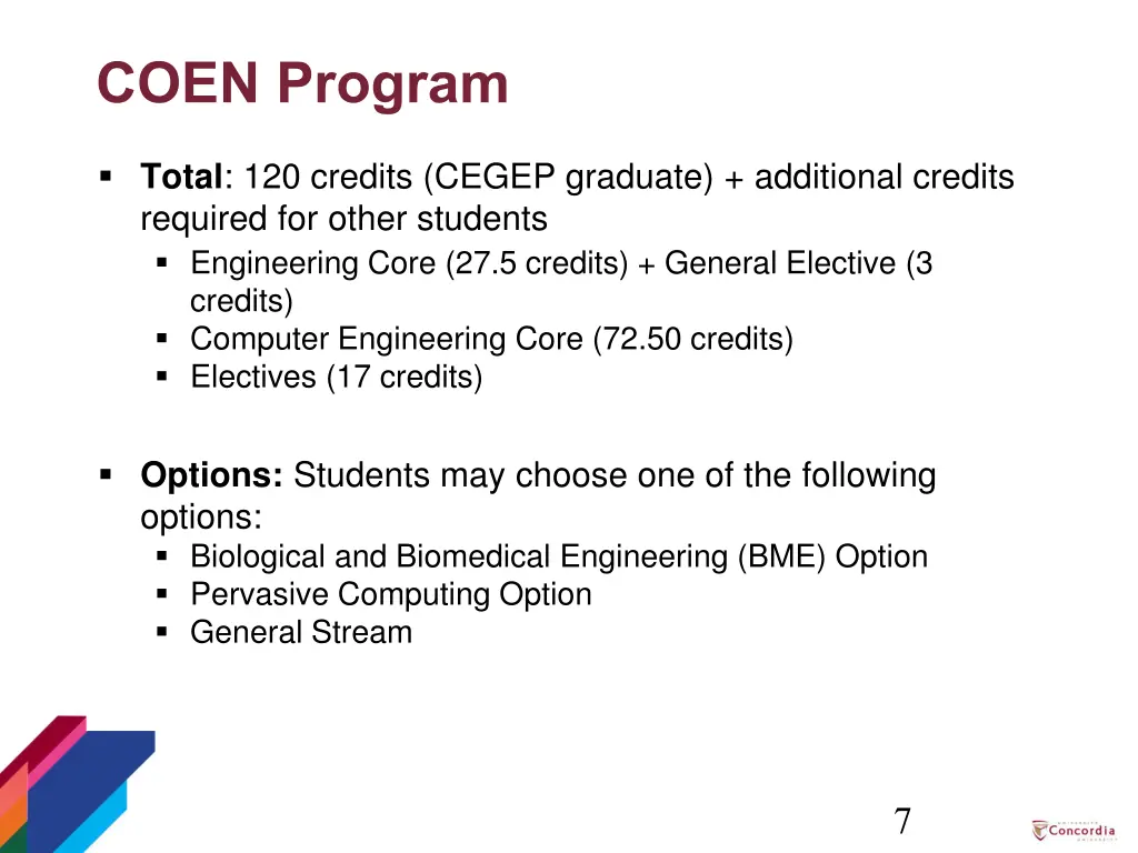 coen program