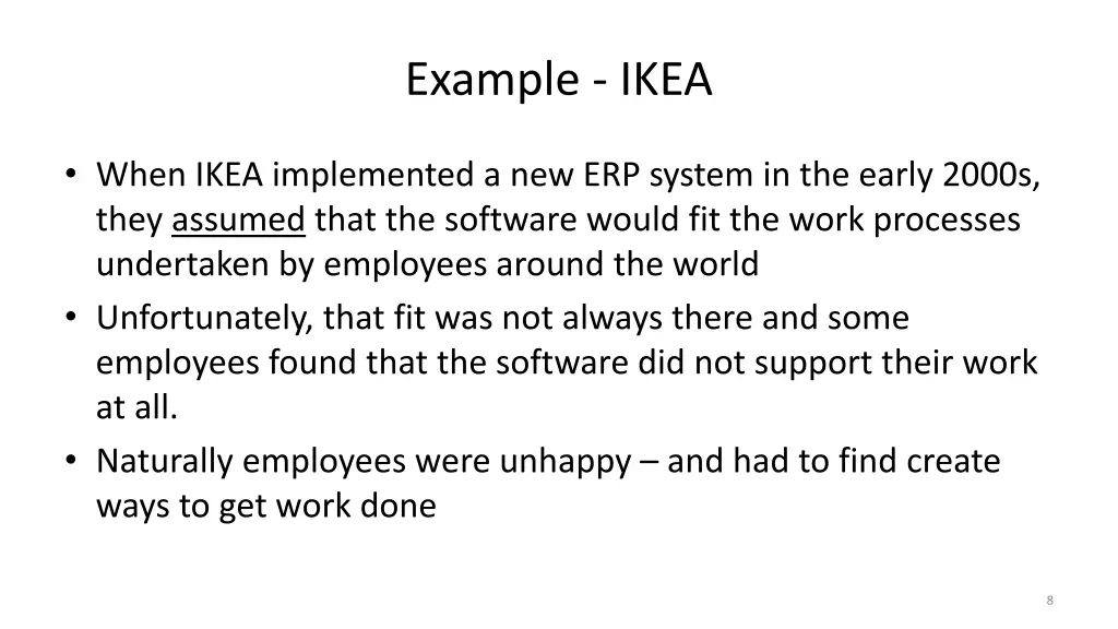 example ikea