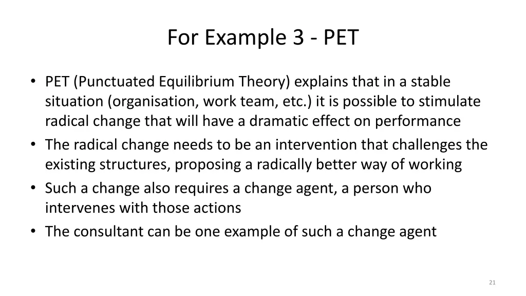 for example 3 pet